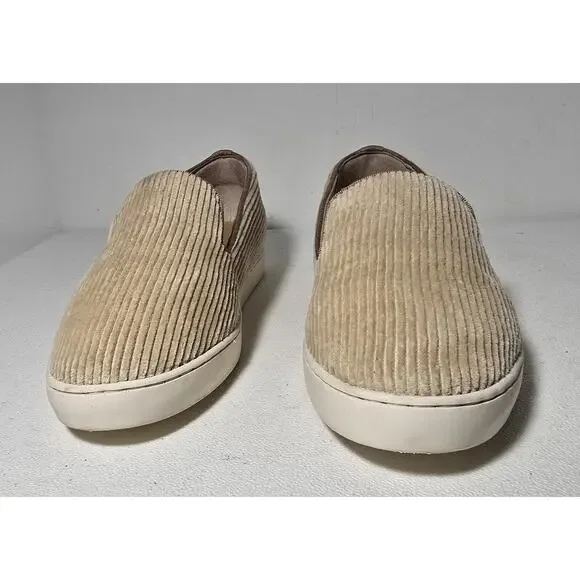 Birdies The Swift Slip On Shoes Corduroy Oatmeal Beige Sneakers - Size 10 - Picture 4 of 10